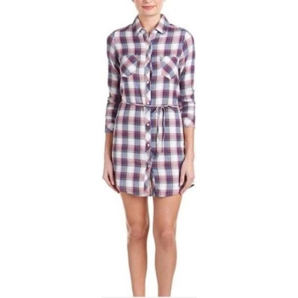 Joie Plaid Flannel Dress